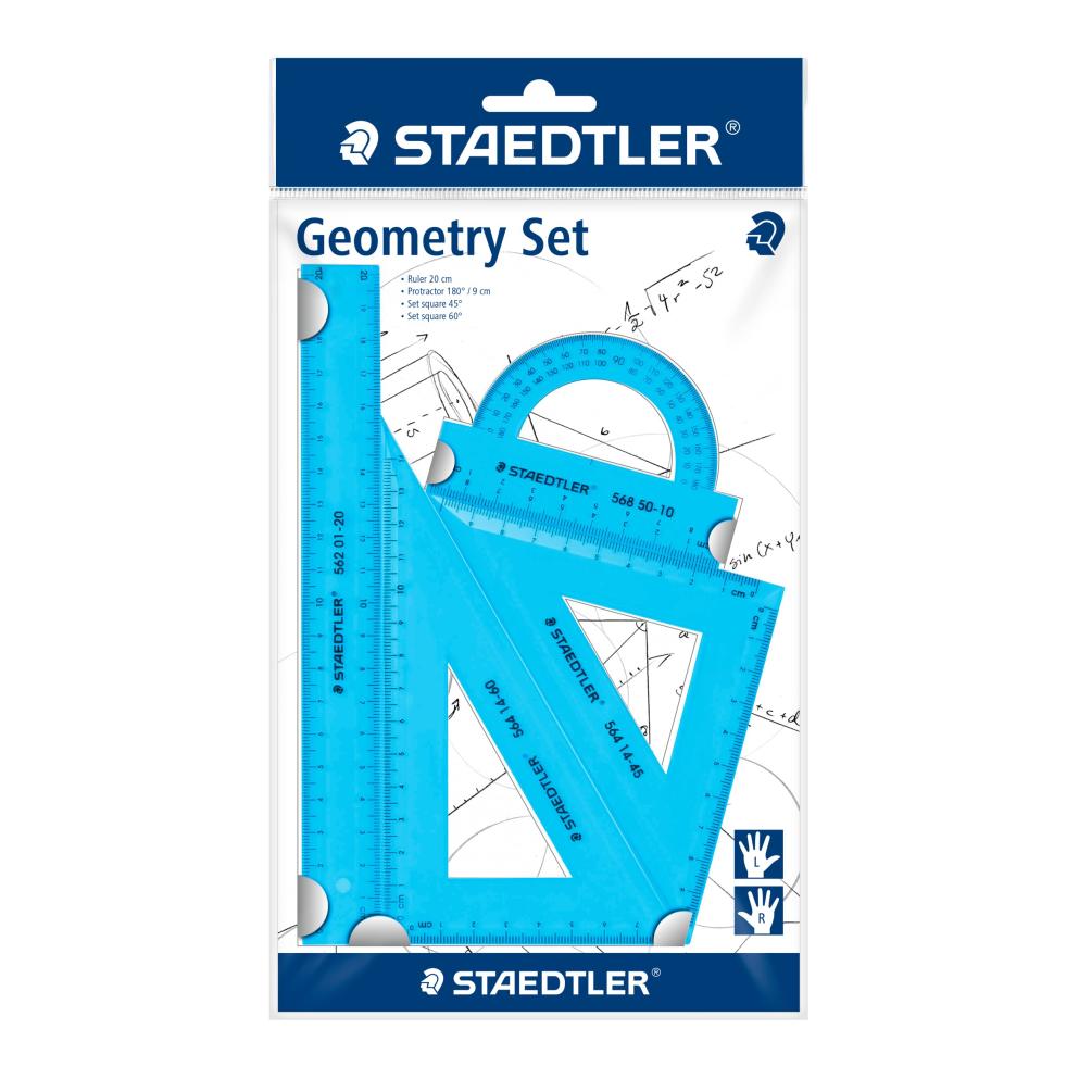 Геометричен комплект Staedtler 20cm,4 части, асорти