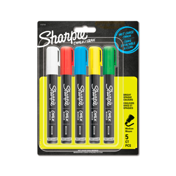 Комплект тебеширен маркер Sharpie, бл.5