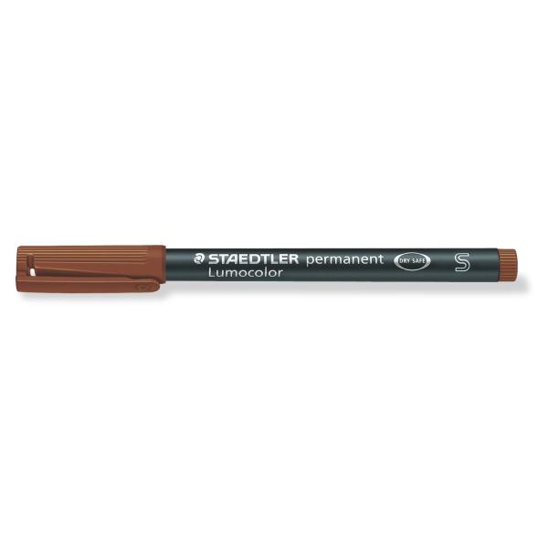 Маркер Staedtler Lumocolor 313 OHP S, кафяв