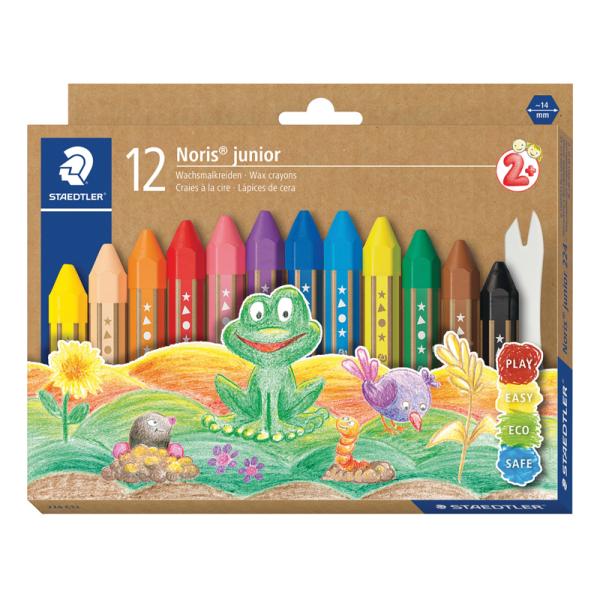 Пастели Staedtler Noris Junior 224, 12 цвята