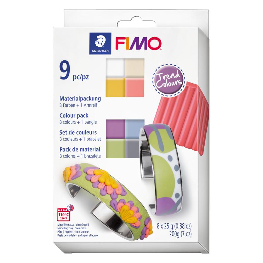 Комплект глина Staedtler Fimo Soft, 9 части