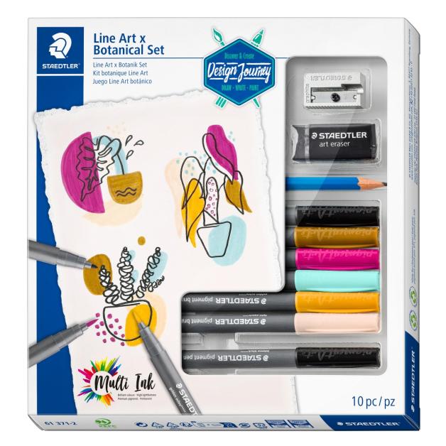 Комплект Staedtler Pigment Brush DJ, 9 ч., Art&Botanic