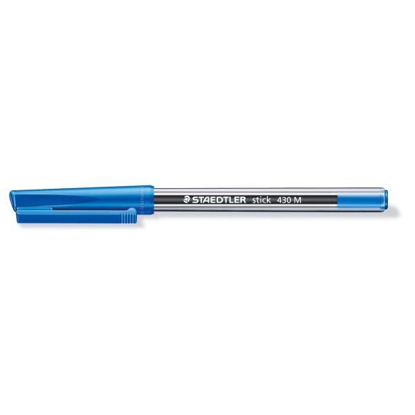 Химикалка Staedtler Stick 430 М, синя