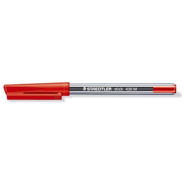 Химикалка Staedtler Stick 430 М, червена