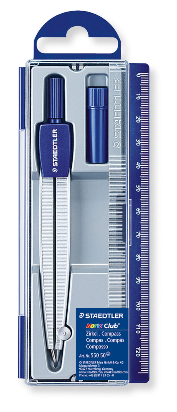 Комплект пергел Staedtler NC 550 50 с графити, сребрист