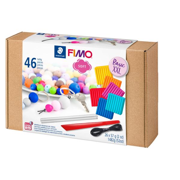 Комплект глина Staedtler Fimo Soft Basic XXL, 40 части