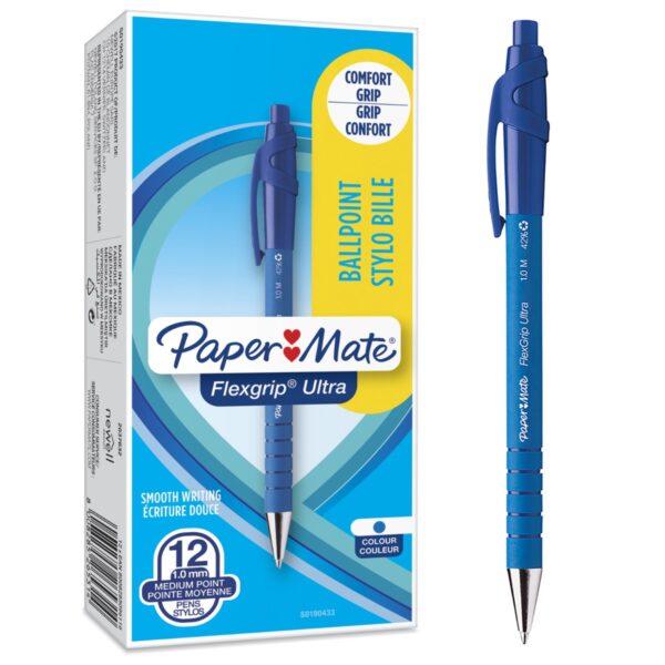 Химикалкa Papermate Flexigrip Ret, М 1mm, син