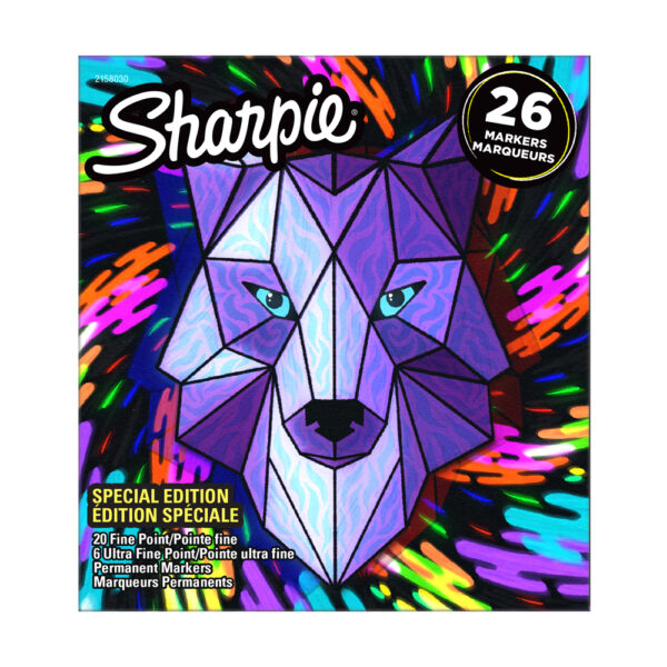 Комплект перманентни маркери Sharpie Wolf, 26 броя - Image 2