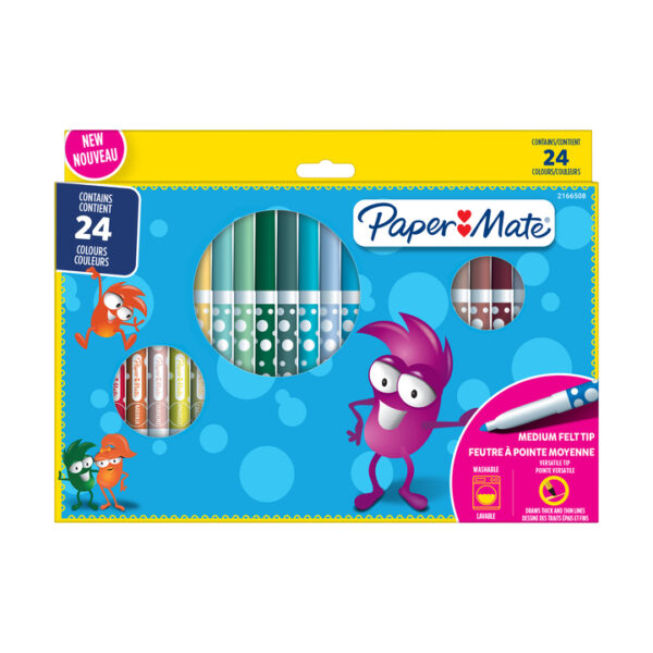 Флумастри Papermate Kids Colouring, 24 цвята - Image 2