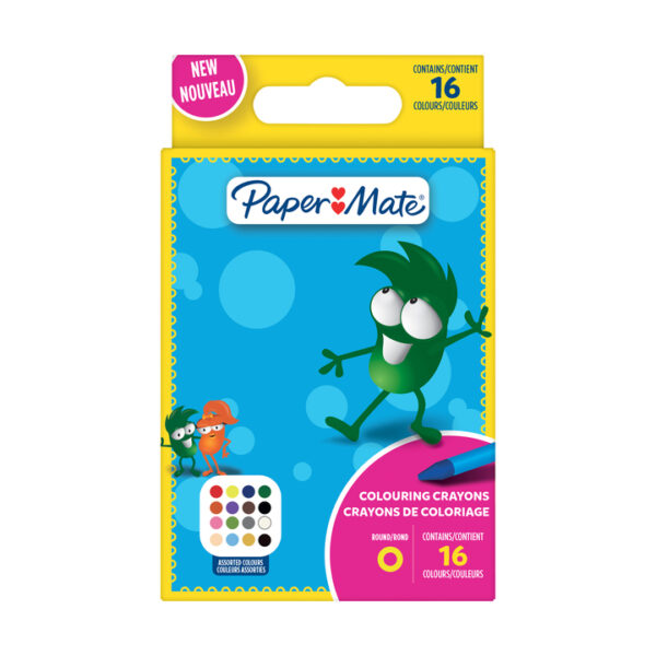 Пастели Papermate Kids Colouring, 16 цвята - Image 2