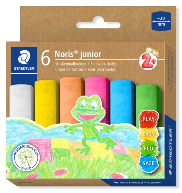 Тебешир Staedtler Noris Junior, 6 цвята