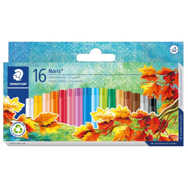 Маслени пастели Staedtler NC 241, 16 цвята