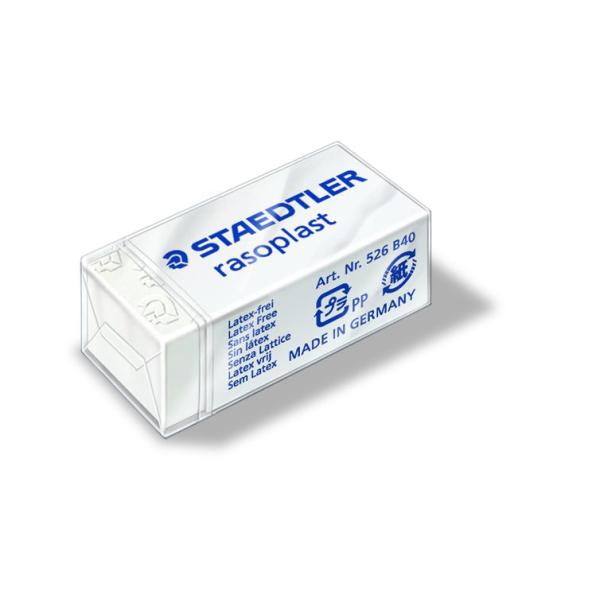 Гума Staedtler Rasoplast 526 B40, 33x16x13mm, бяла - Image 2