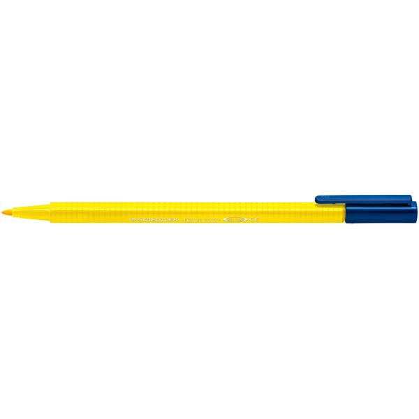 Флумастри Staedtler 323, триъгълни, жълт - Image 2