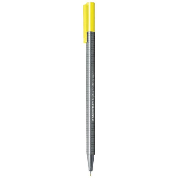 Тънкописец Staedtler Triplus 334, неон жълт 101 - Image 2