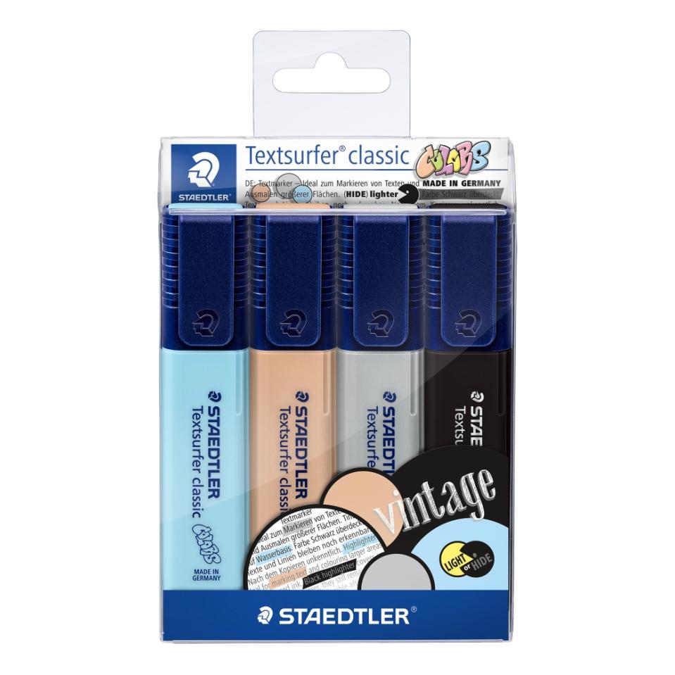 Комплект текстмаркери Staedtler 364, 4 цвята, vintage - Image 2