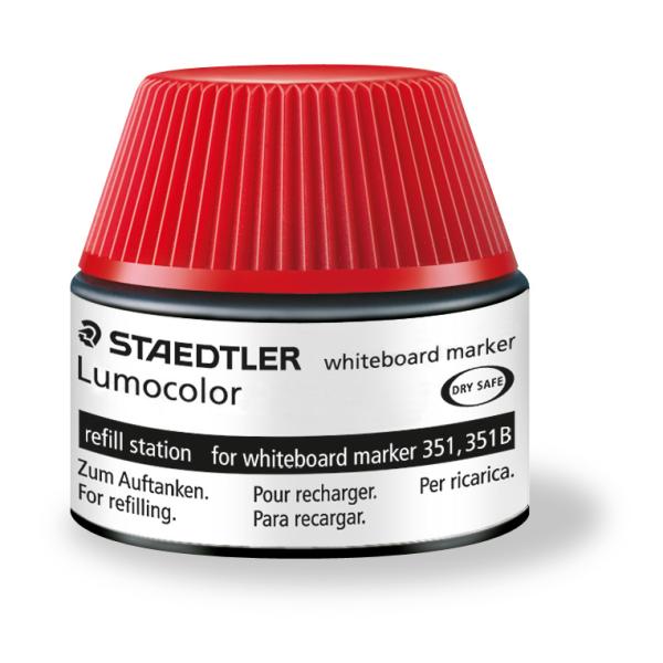 Мастило Staedtler488 51 за Маркер за бяла дъска, 20ml, червен - Image 2