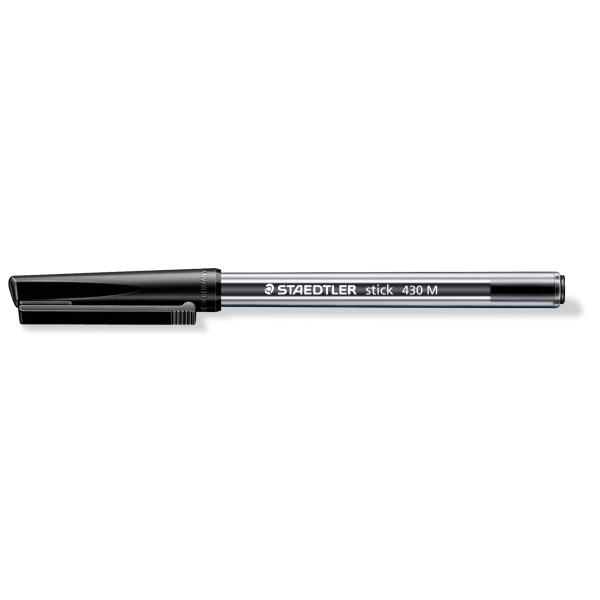 Химикалка Staedtler Stick 430 М, черна