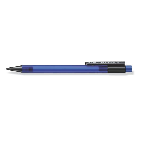 Автоматичен молив Staedtler Graphite 777,0.5 mm,прозрачно син/чер - Image 2