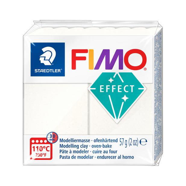 Полимерна глина Staedtler Fimo Effect,57g, мет.бял 08 - Image 2