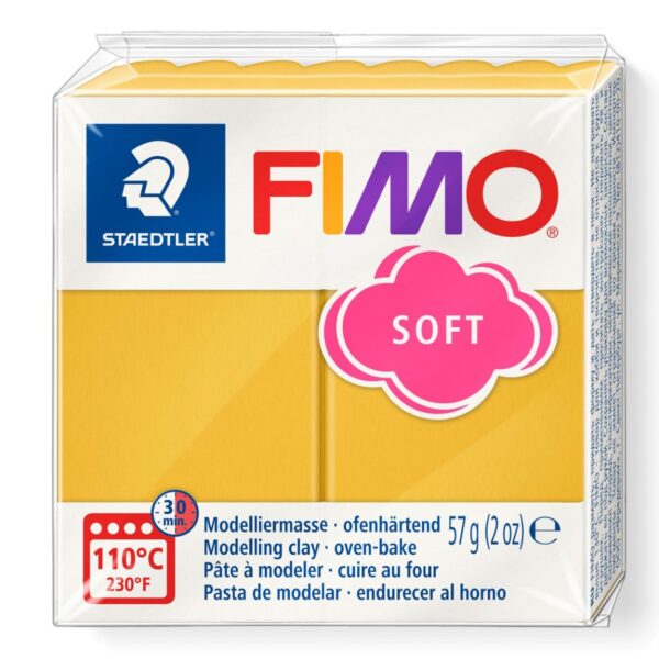 Полимерна глина Staedtler Fimo Soft 8020, 57g, манго - Image 2