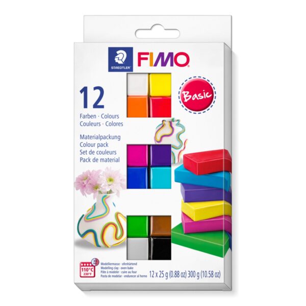 К-т глина Staedtler Fimo Soft, 12 цв. х 25g, Basic - Image 2