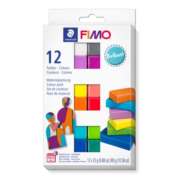 К-т глина Staedtler Fimo Soft, 12цв.х25g,Brilliant - Image 2