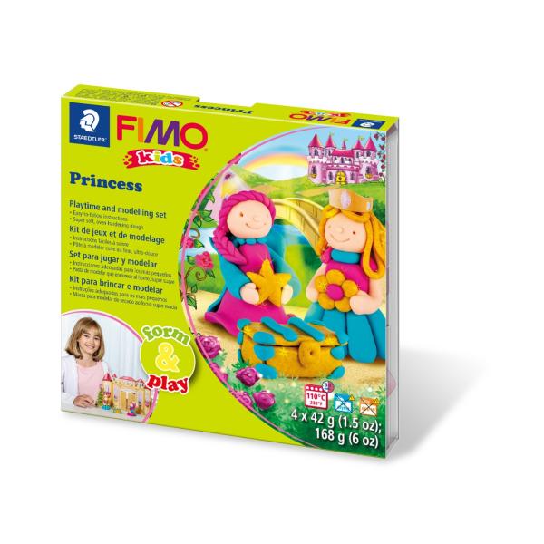 Комплект глина Staedtler Fimo Kids, 4x42g, Princess