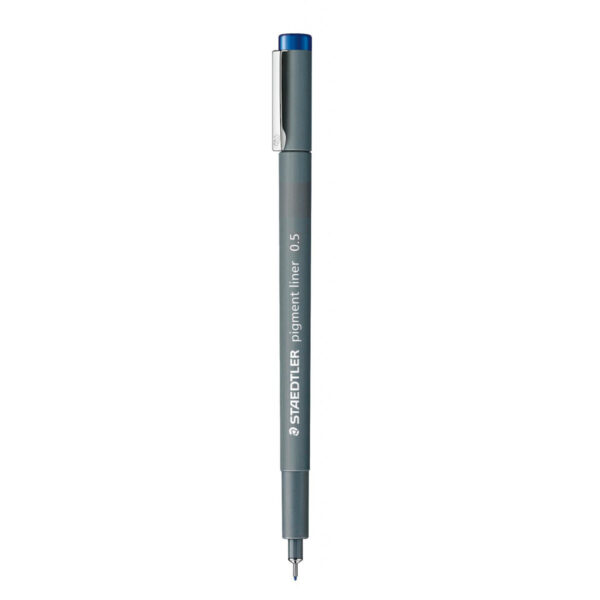 Тънкописец Staedtler Pigment Liner 308, 0.5, син - Image 2