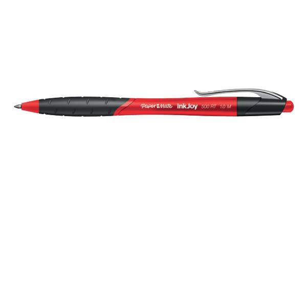 Химикалка Papermate InkJoy 500 RT, червен м - Image 2