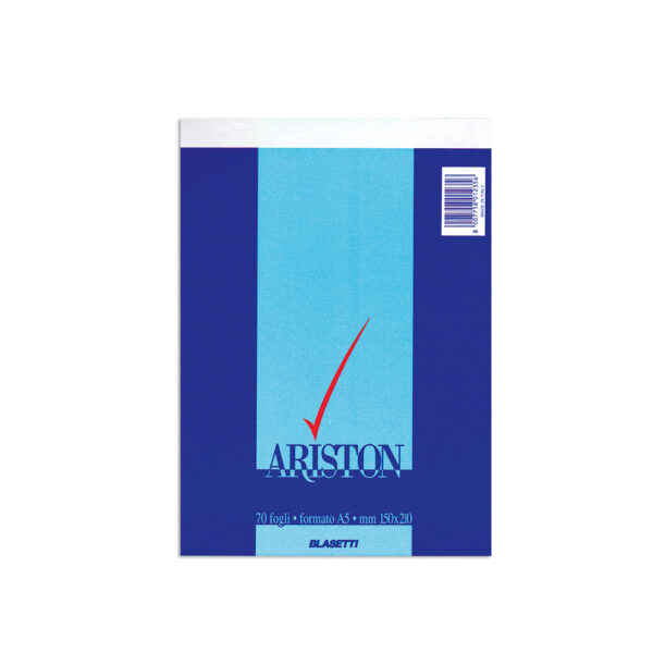 Бележник шит Ariston, А5, 70 л., 60 г/м2, редове