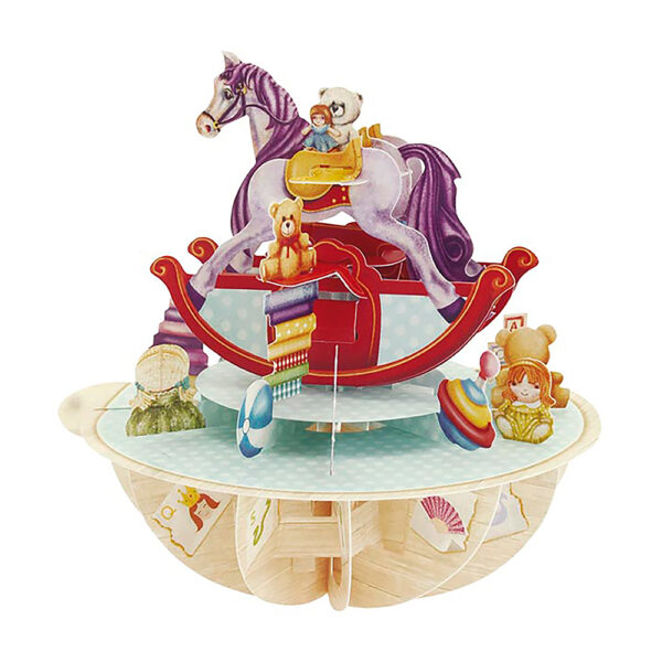 Картичка Rocking Horse, Pirouettes