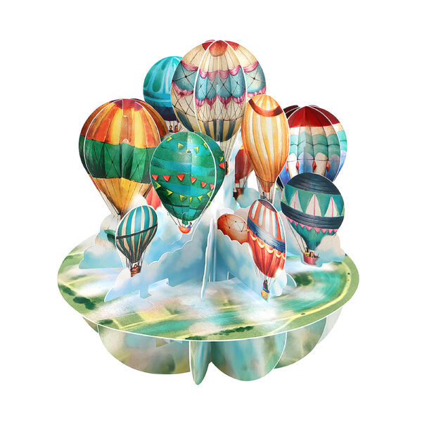 Картичка Hot Air Baloons, Pirouettes