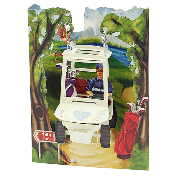 Картичка Golf Buggy, Swing Cards