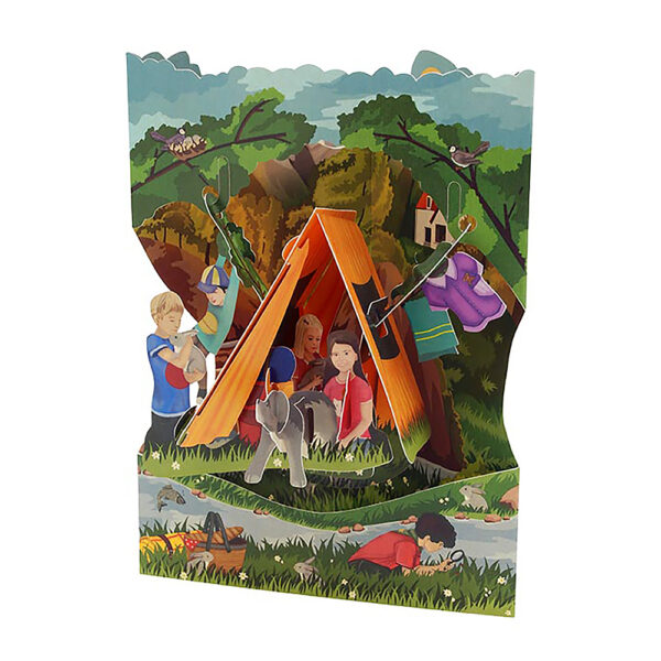 Картичка Camping, Swing Cards