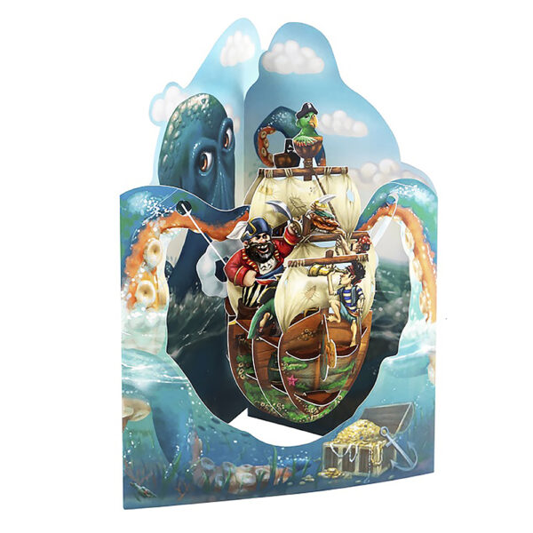 Картичка Pirate Ship 2, Swing Cards